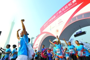 广州马拉松已成为广州的品牌赛事。