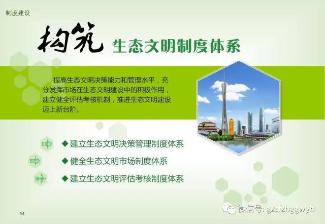 中国广州政府门户网站 - 【图解】生态文明在广州之倡导绿色生活方式和构筑生态文明制度体系