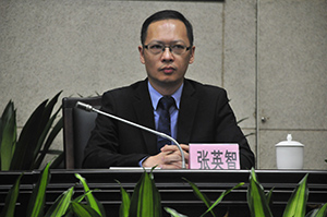 广州市人力资源和社会保障局人力资源市场处处长张英智