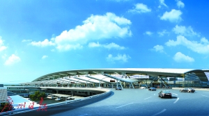 白云机场二期扩建效果图
