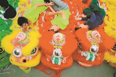 广州非遗第一课 醒狮贺岁闹元宵
