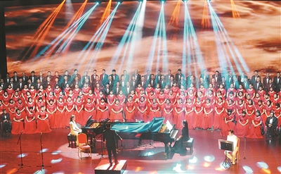 第四届广州残疾人合唱节《黄河大合唱》音乐会举行  轮椅上的《黄河大合唱》