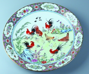 已故艺人欧立勤作品《春早》。