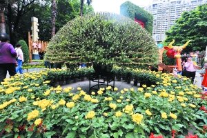 本次菊会展出主题景组之一。