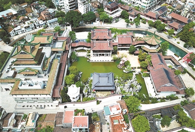 粤剧艺术博物馆是一座具有岭南风格、水乡特色的中国园林式博物馆。