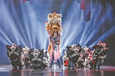 大型民族舞剧《醒·狮》在上海东方艺术中心上演 竞逐“文华大奖”
