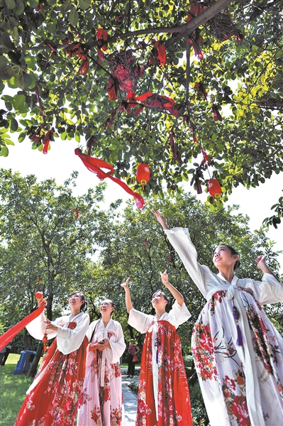 珠村以“乞巧”风俗闻名。