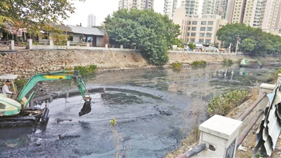 通过“洗河”，广州清洗了35条黑臭河涌河岸立面247万平方米。