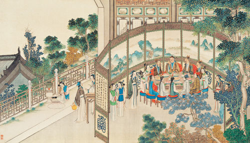 中秋节团圆吃月饼