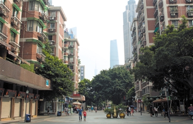 老旧小区改造范例：天河区六运小区。