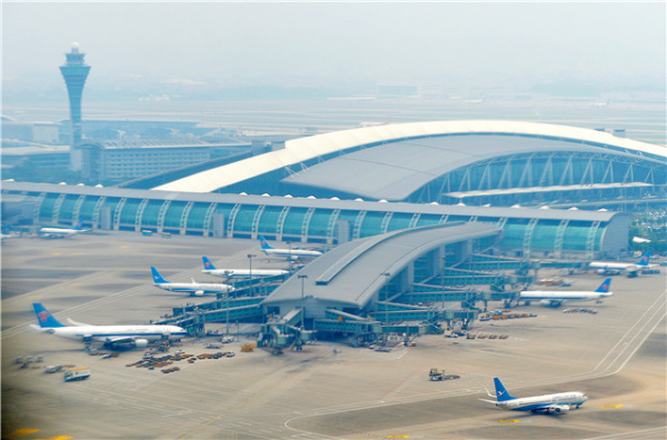 Baiyun Airport to downtown Guangzhou: 30 mins with high-speed rail & metro linked to T3