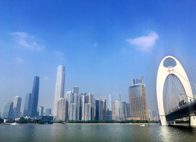 Guangzhou reports better air quality
