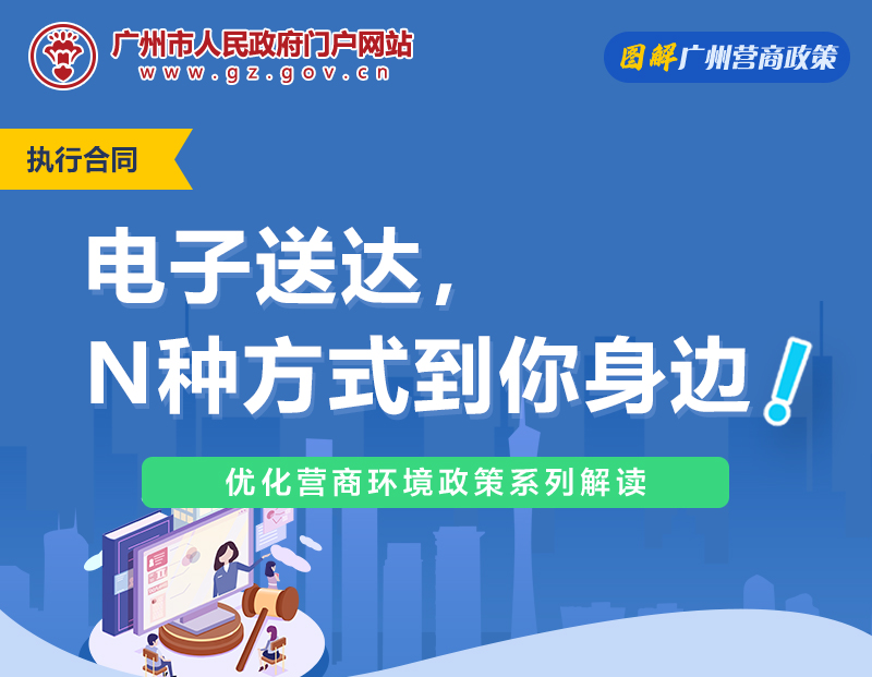 【一图读懂】广州市中级人民法院关于电子送达的若干规定