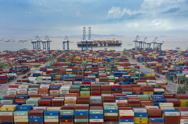 New marine line opened in Nansha Port to link India