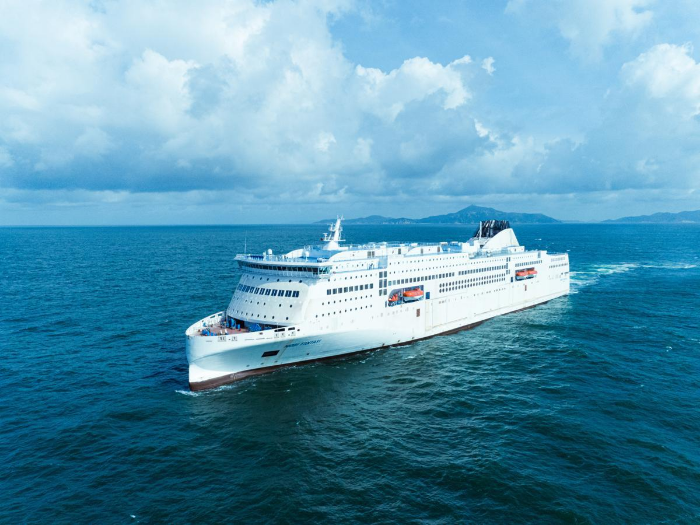 World's largest ro-ro passenger vessel completes trial run in Guangzhou