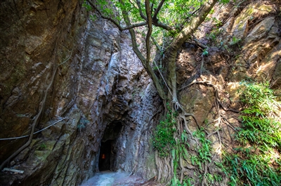 珠江口江心岛上保留大大小小的海蚀洞穴 见证上万年沧海桑田
