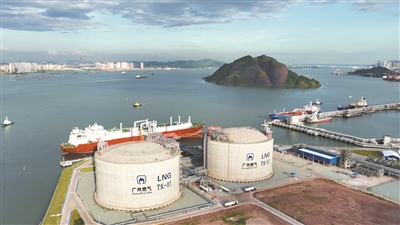 首船LNG抵达专用码头 广州LNG应急调峰气源站项目即将全面投产
