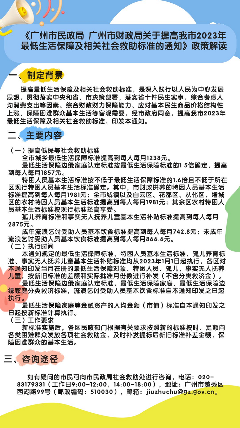 【一图读懂】《广州市民政局广州市财政局关于提高我市2023年最低生活保障及相关社会救助标准的通知》政策解读.png.png