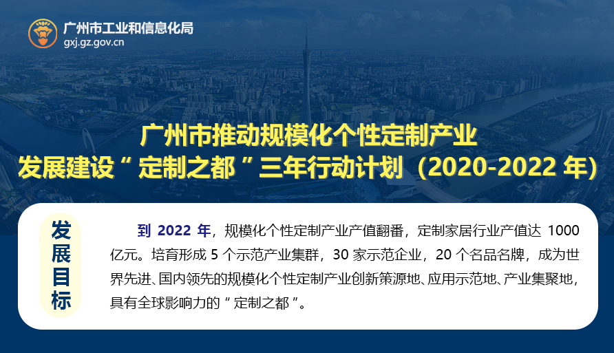 【一图读懂】《广州市推动规模化个性定制产业发展 建设“定制之都”三年行动计划（2020-2022年）》 的解读