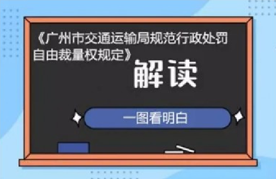 【一图读懂】《广州市交通运输局规范行政处罚自由裁量权规定》的解读