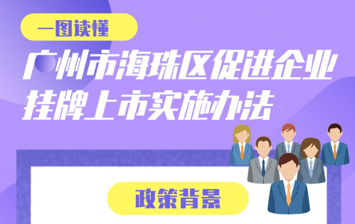 【一图读懂】《广州市海珠区促进企业挂牌上市实施办法》