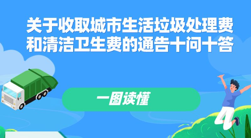 【一图读懂】《广州市城市管理和综合执法局 广州市发展和改革委员会关于收取城市生活垃圾处理费和清洁卫生费的通告》