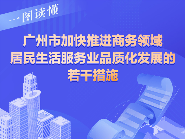 【一图读懂】《广州市加快推进商务领域居民生活服务业品质化发展的若干措施》