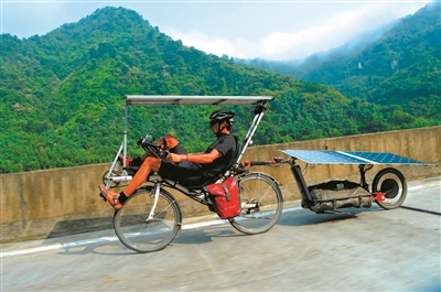 第十届“中法环境月”华南地区活动开幕 太阳能自行车爱好者续写“新丝路故事”