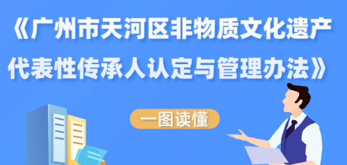 【一图读懂】《广州市天河区非物质文化遗产代表性传承人认定与管理办法》的政策解读