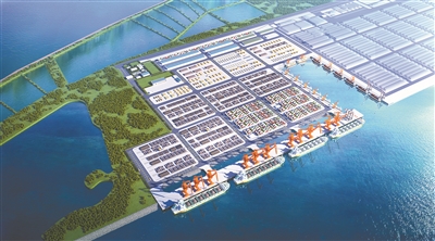 广州港南沙港区国际通用码头工程开工